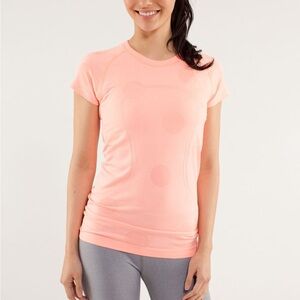 Lululemon Coral Swiftly Tech Short Sleeve Tee